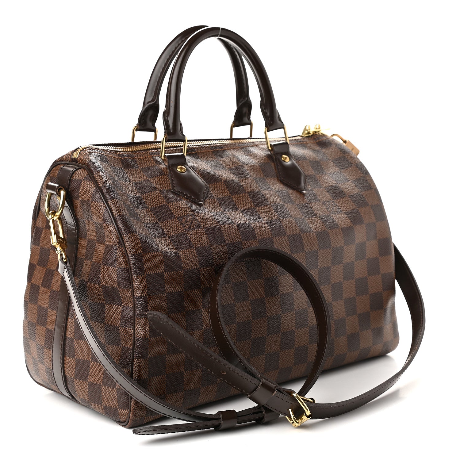 Louis Vuitton Damier Ebene Speedy Bandouliere 30 3 of 12