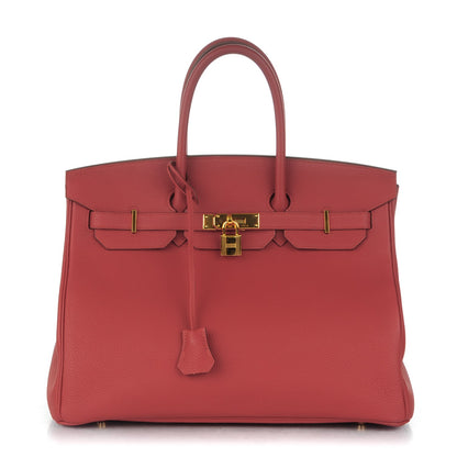 Hermes Togo Birkin 35 Vermillion 1 of 35