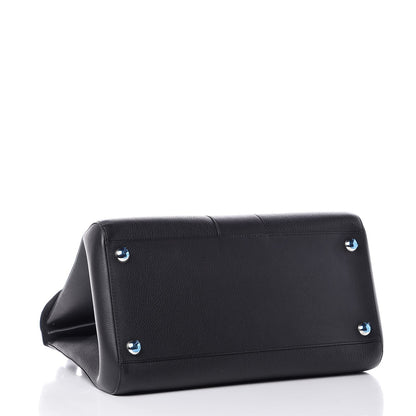 Delvaux Grained Calfskin GM Brillant Satchel Black 4 of 7