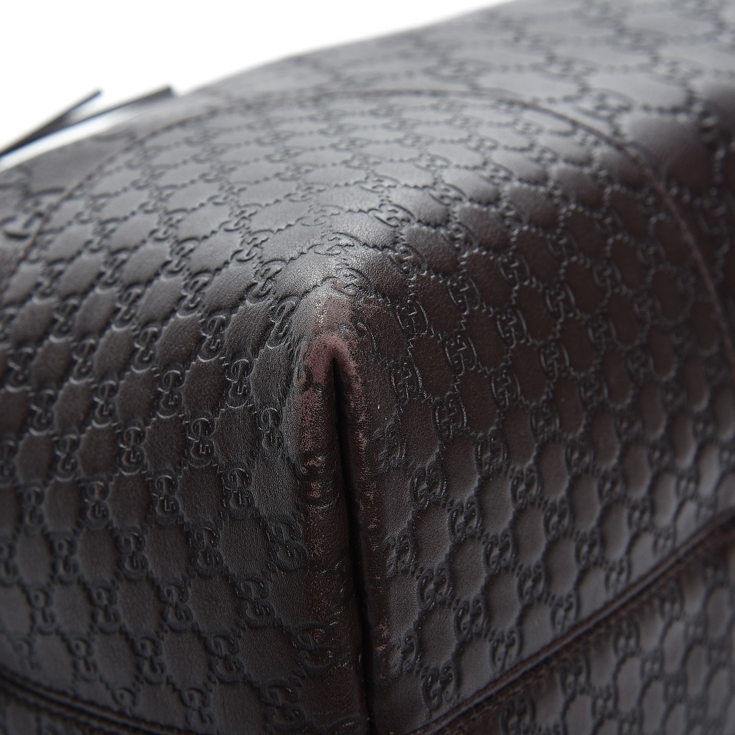 Guccissima Medium Bree Shoulder Bag Chocolate