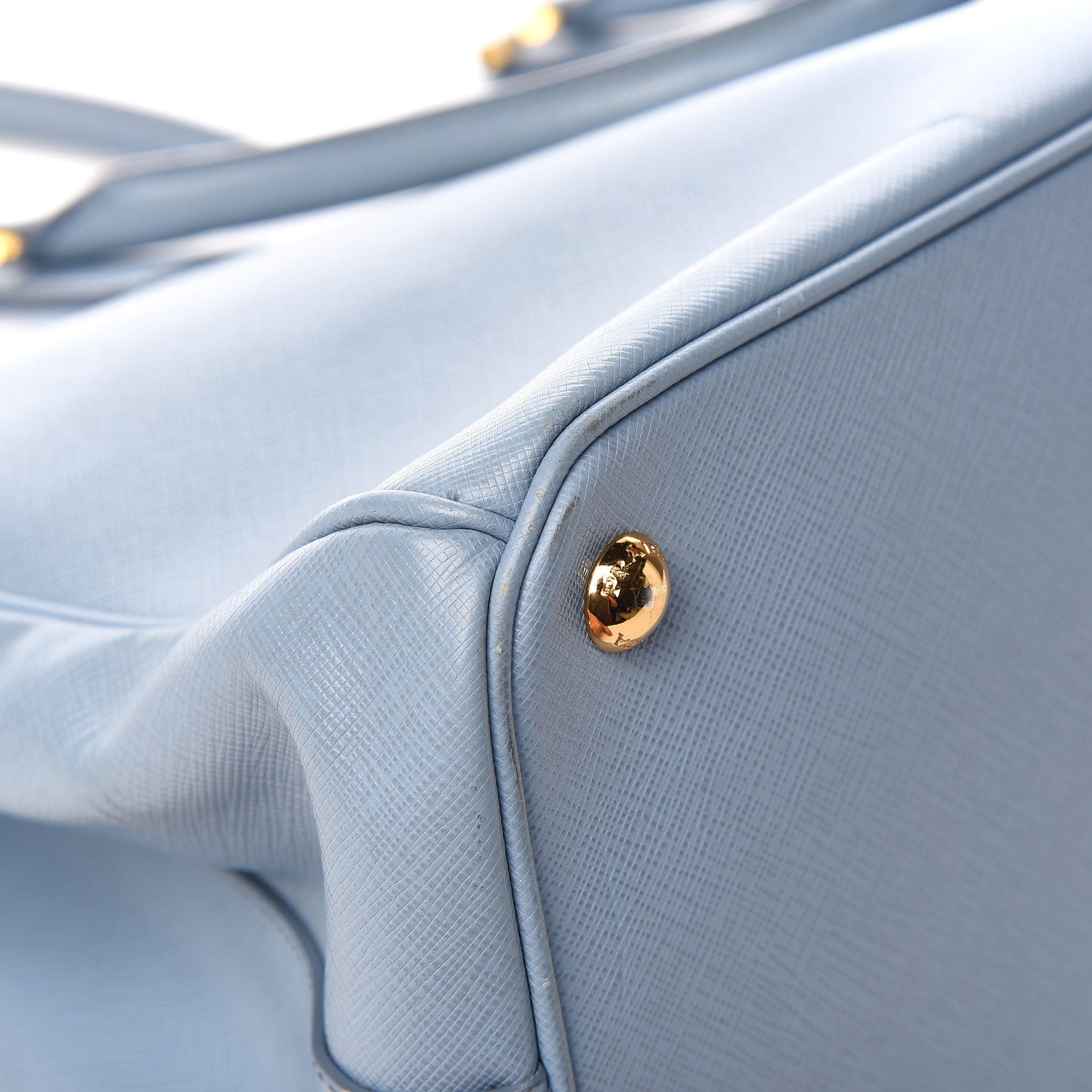 Prada Saffiano Medium Galleria Double Zip Tote Aviazione 18 of 20