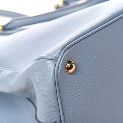 Prada Saffiano Medium Galleria Double Zip Tote Aviazione 18 of 20