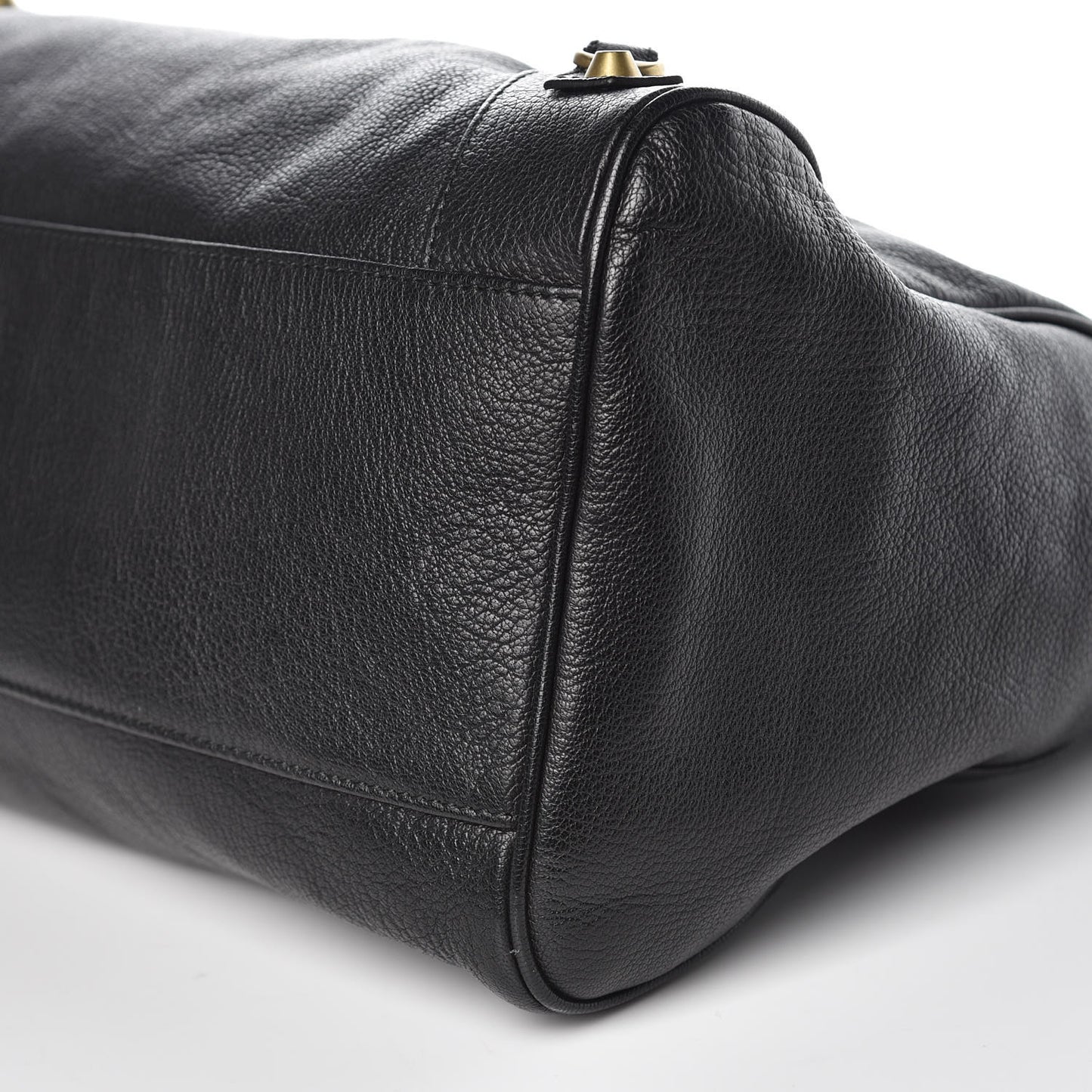Chevre Classic Gold Hardware Velo Black