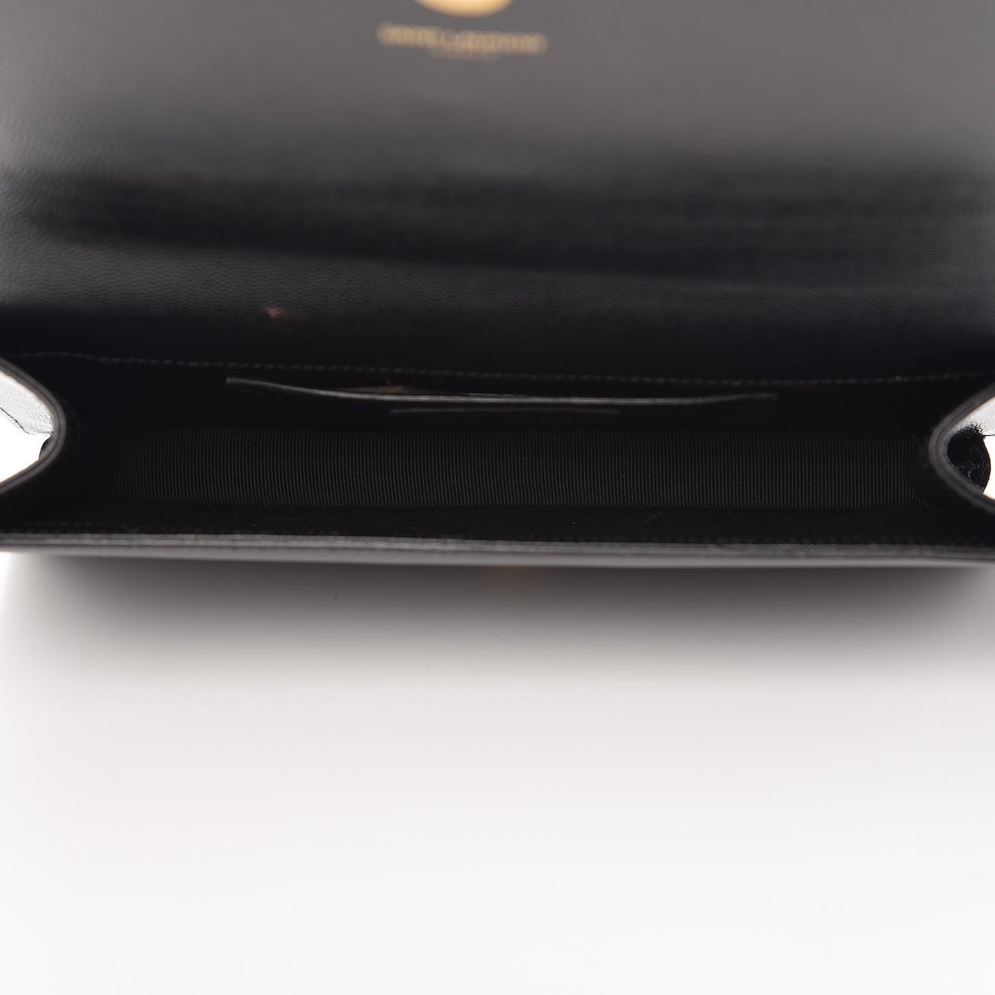 Grain De Poudre Classic Monogram Kate Clutch Black