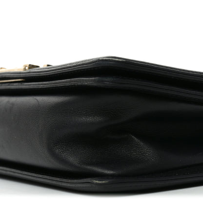 Chanel Lambskin Chevron Quilted Medium Boy Flap Black 10 of 10