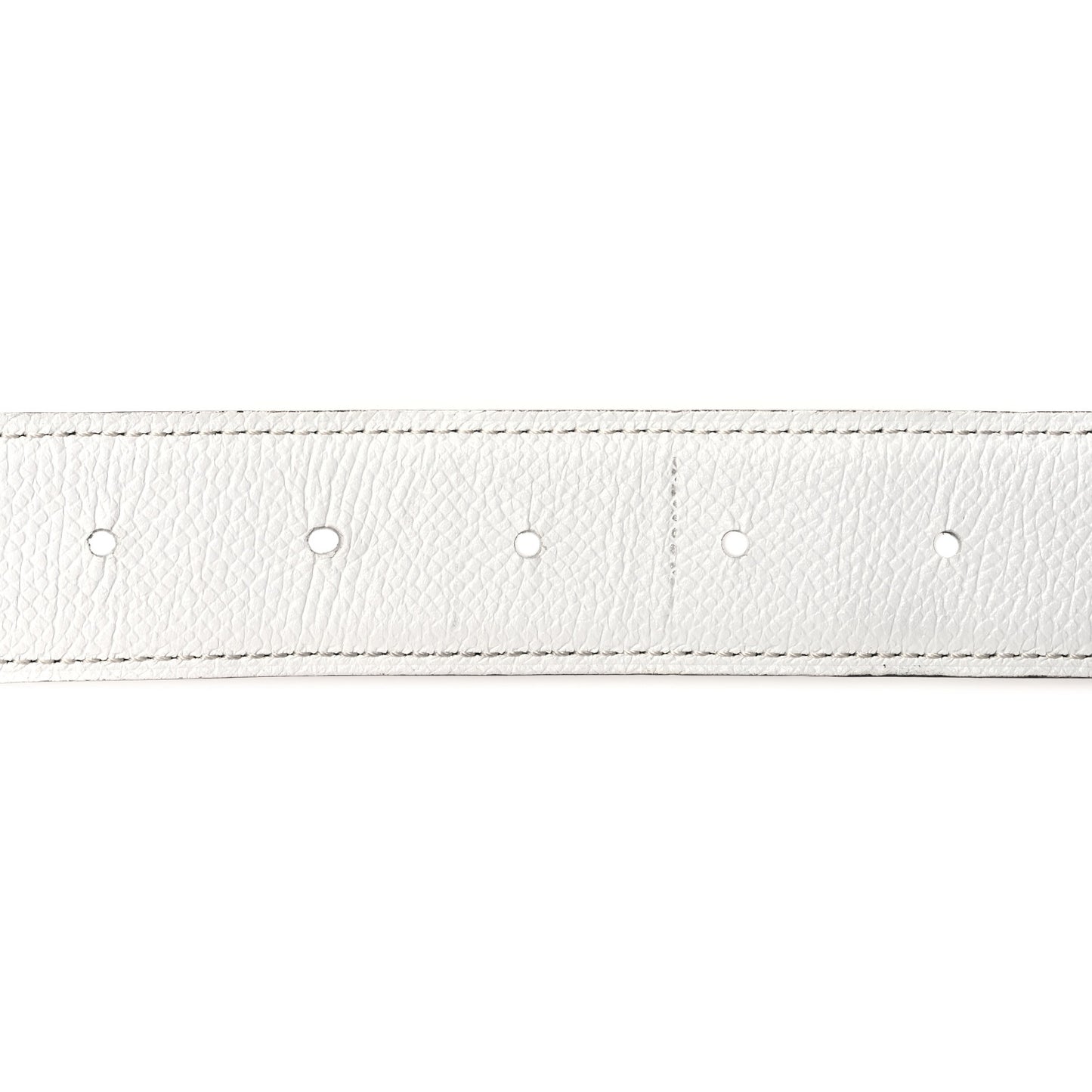 Epsom Swift 24mm Mini Constance H Belt 80 32 White Chocolate