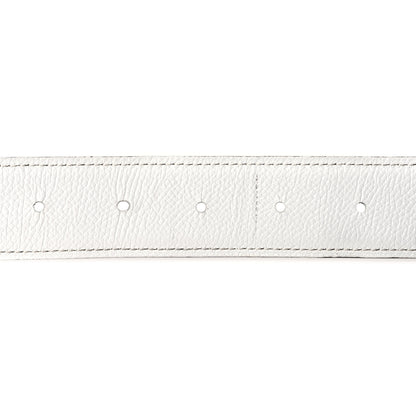 Hermes Epsom Swift 24mm Mini Constance H Belt 80 32 White Chocolate 4 of 6