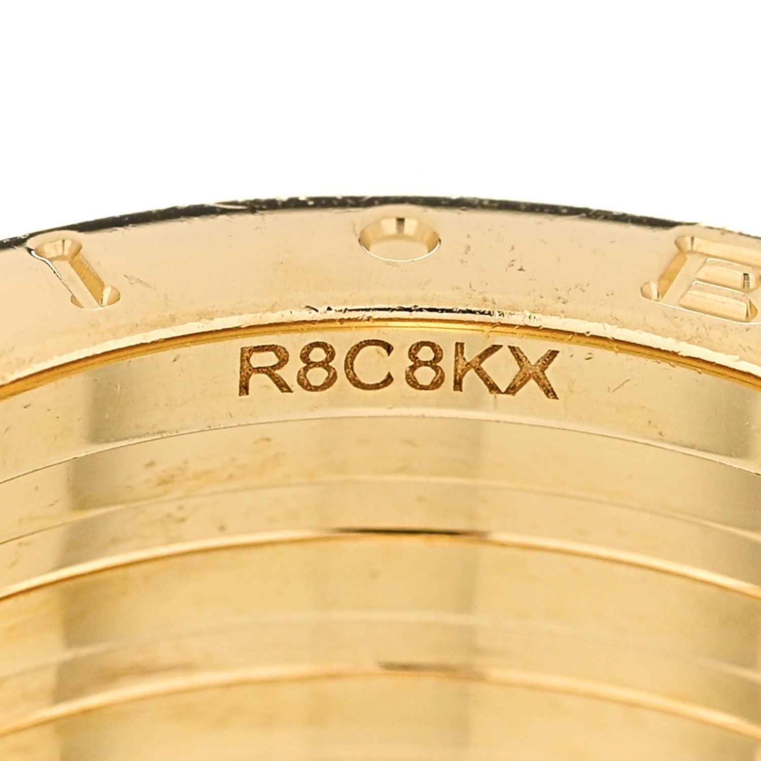 Bulgari 18K Yellow Gold Diamond B.Zero1 Rock Four-Band Pave Ring 59 8.75 8 of 8