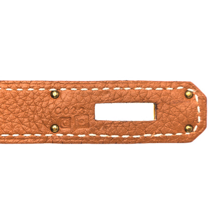 Hermes Togo Kelly Retourne 35 Gold 7 of 13