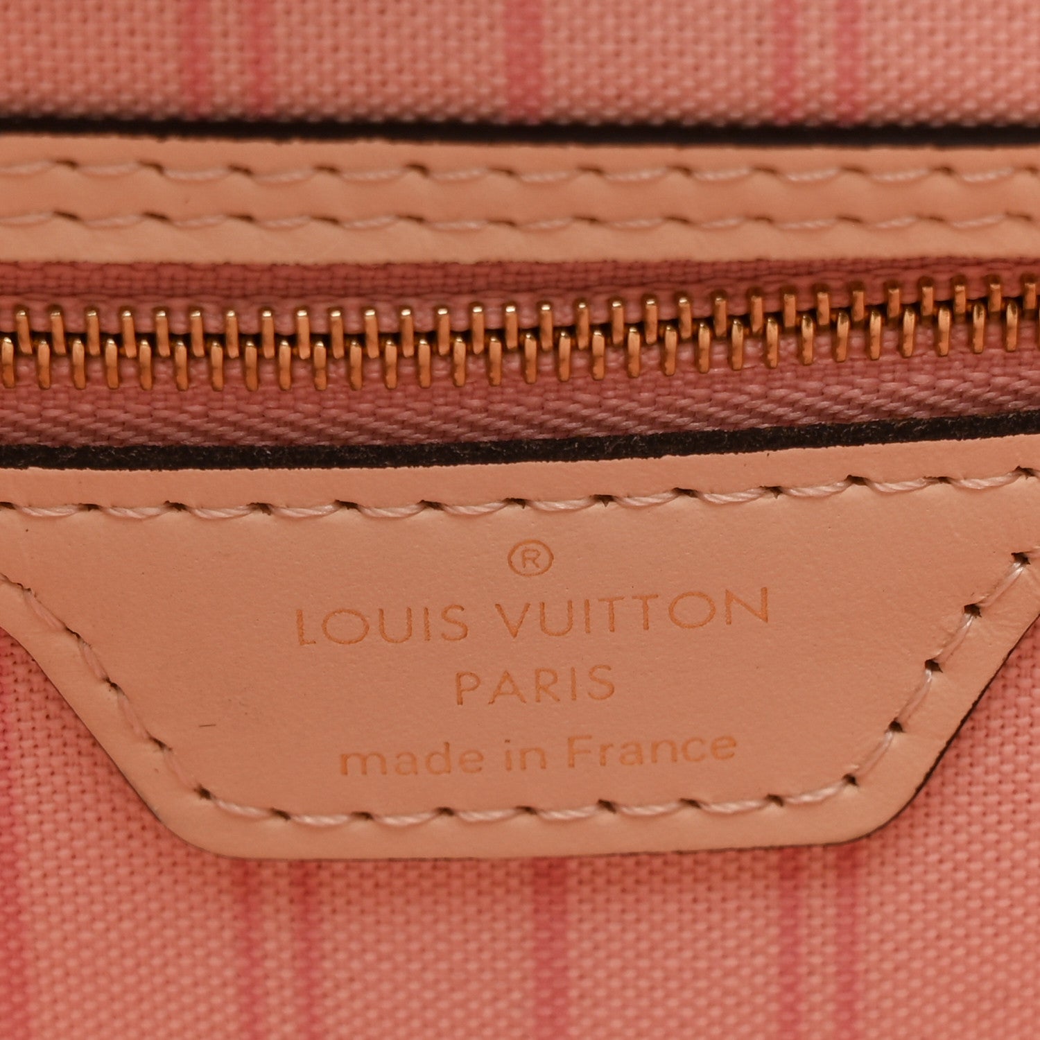 Louis Vuitton Damier Azur Braided Neverfull MM Pink 6 of 10