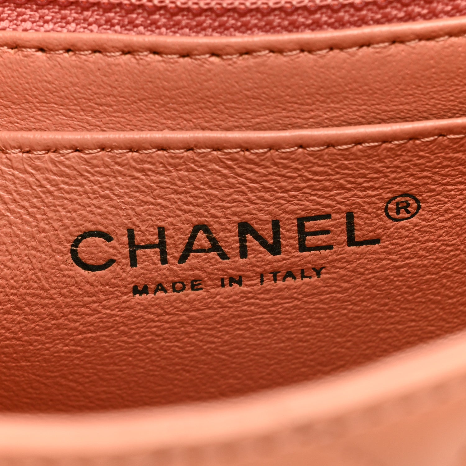 Chanel Lambskin Quilted Mini Square Flap Dark Beige 6 of 12