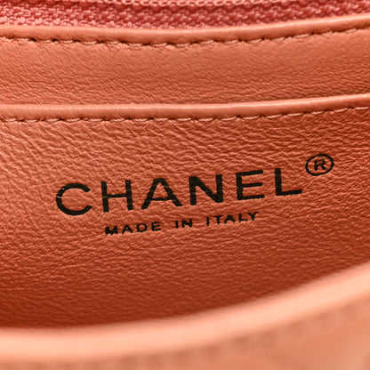 Chanel Lambskin Quilted Mini Square Flap Dark Beige 6 of 12