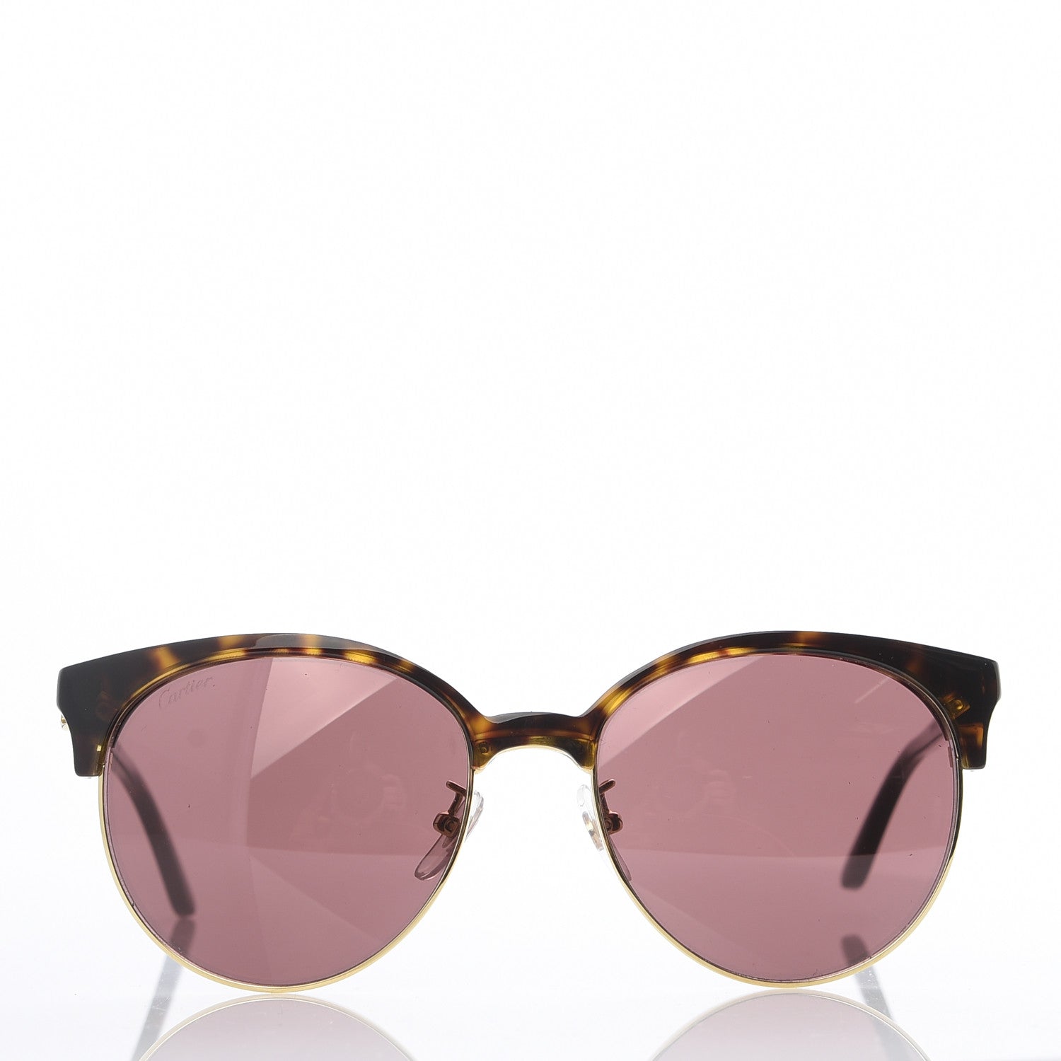 Cartier Acetate CT0126SA Sunglasses Tortoise 2 of 8