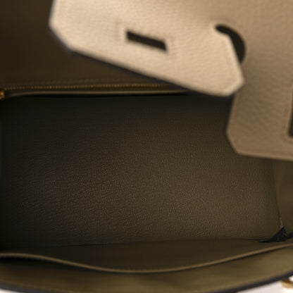 Hermes Togo Birkin 25 Beige Marfa 10 of 21