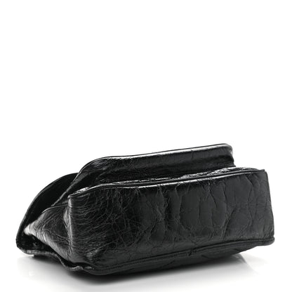 Saint Laurent Crinkled Calfskin Matelasse Monogram Medium Niki Chain Satchel Black 4 of 10