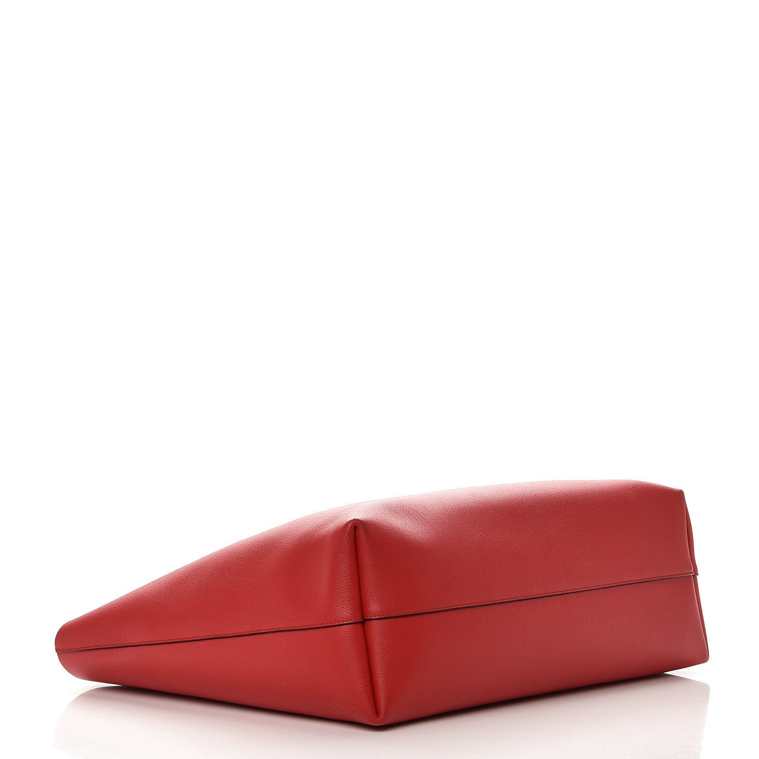 Saint Laurent Calfskin Large Shopping Tote Red 5 of 12