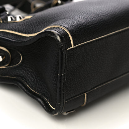 Balenciaga Supple Grained Calfskin Classic Silver Hardware Highlight Mini City Black 11 of 20