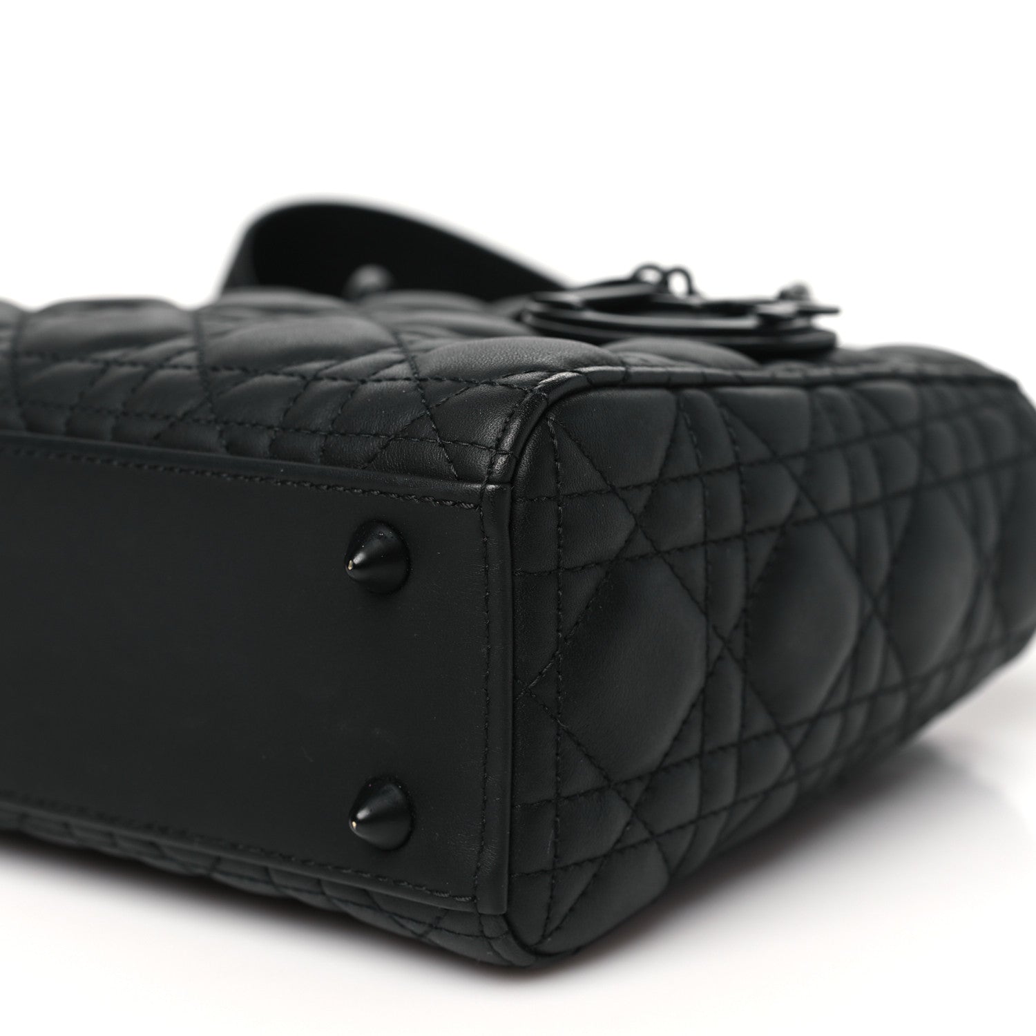 Christian Dior Ultra Matte Calfskin Cannage Small My ABCDior Lady Dior Black 9 of 9