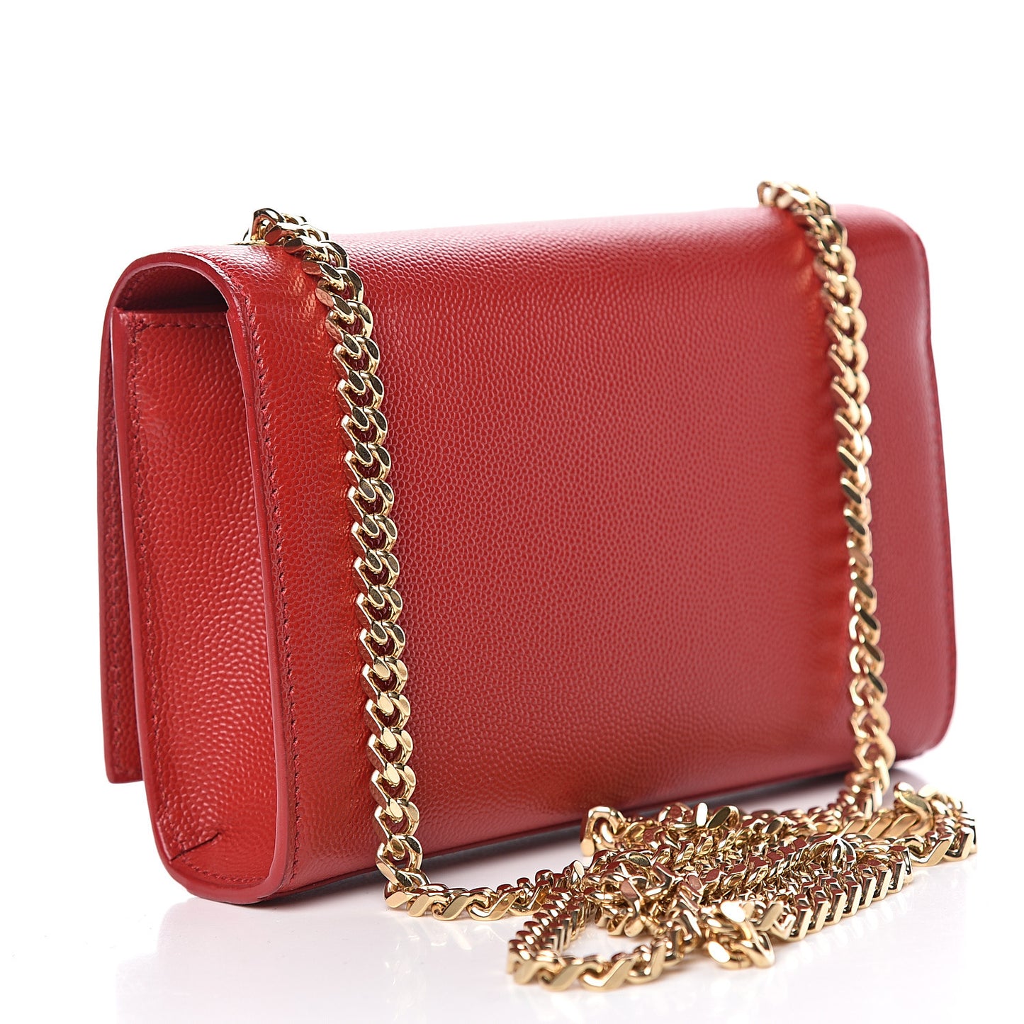 Grain De Poudre Small Monogram Kate Satchel Red