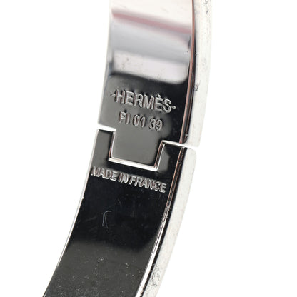 Hermes Enamel Narrow Clic Clac H Bracelet GM Rouge Vif 4 of 4