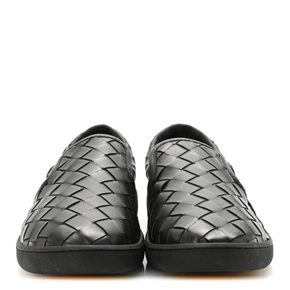 Bottega Veneta Nappa Intrecciato Mens Sawyer Slip On Sneakers 42 Black 3 of 9