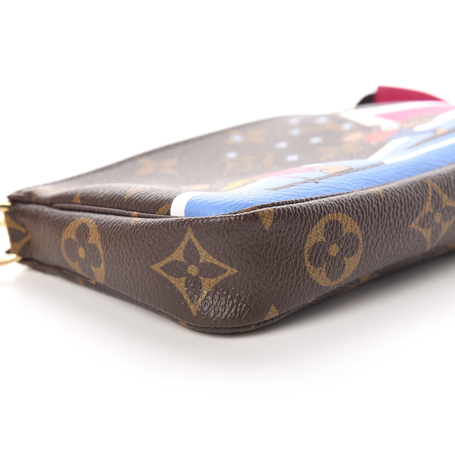 Louis Vuitton Monogram 2018 Christmas Animation Mini Bears Pochette Accessories 5 of 11