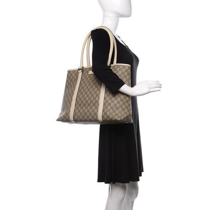Gucci GG Plus Monogram Medium Joy Tote Off White 2 of 17
