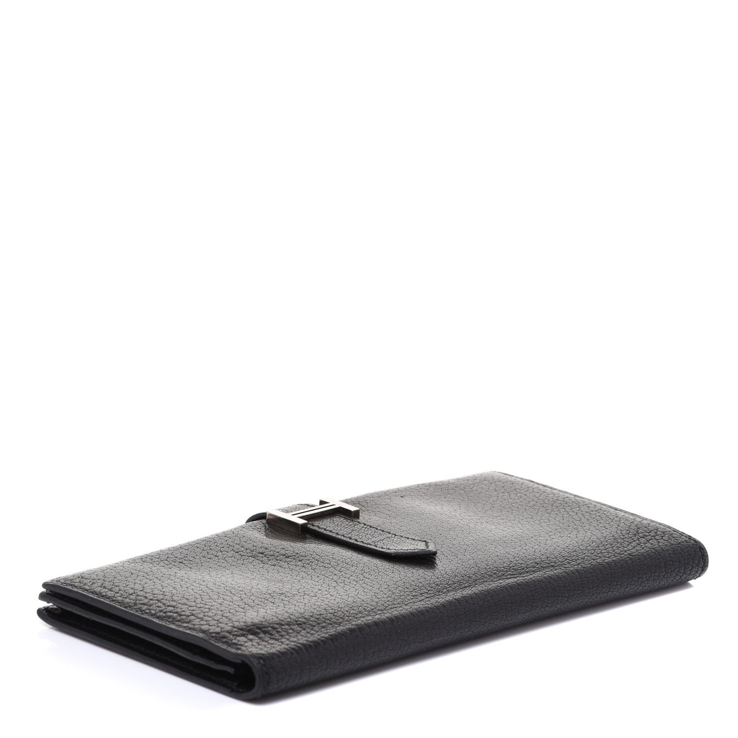 Chevre Mysore Bearn Gusset Wallet Black