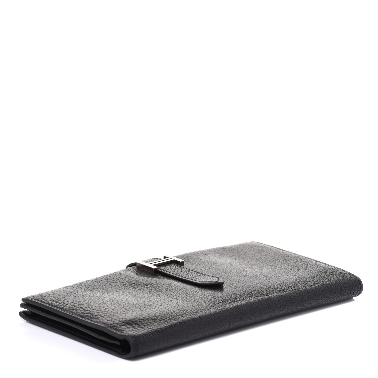 Hermes Chevre Mysore Bearn Gusset Wallet Black 4 of 11