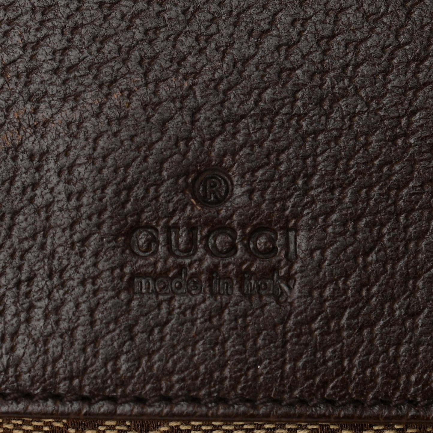 GG Monogram Double Pocket Belt Bag Dark Brown