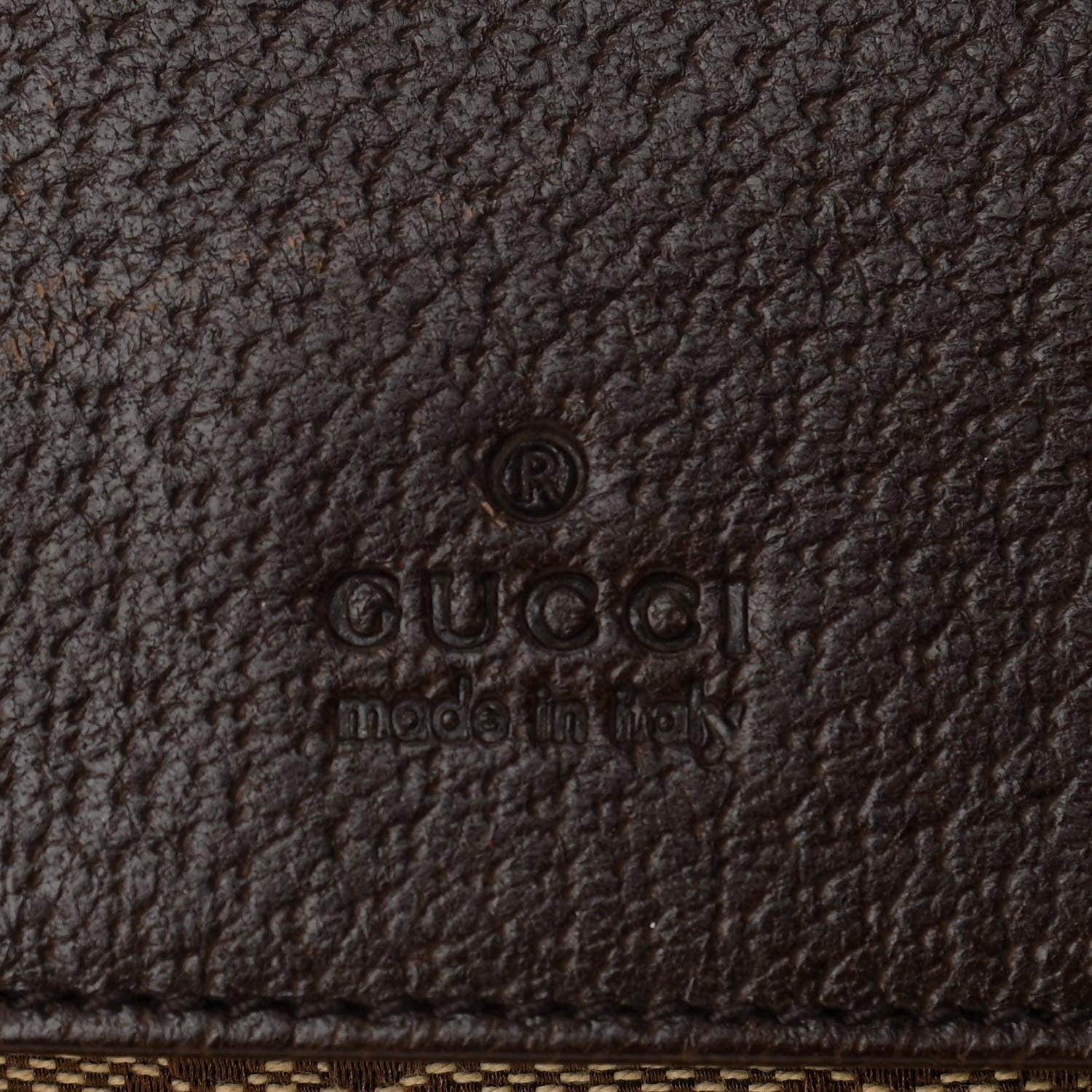 Gucci GG Monogram Double Pocket Belt Bag Dark Brown 7 of 10