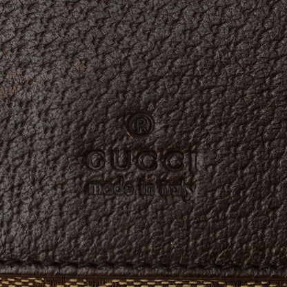 Gucci GG Monogram Double Pocket Belt Bag Dark Brown 7 of 10