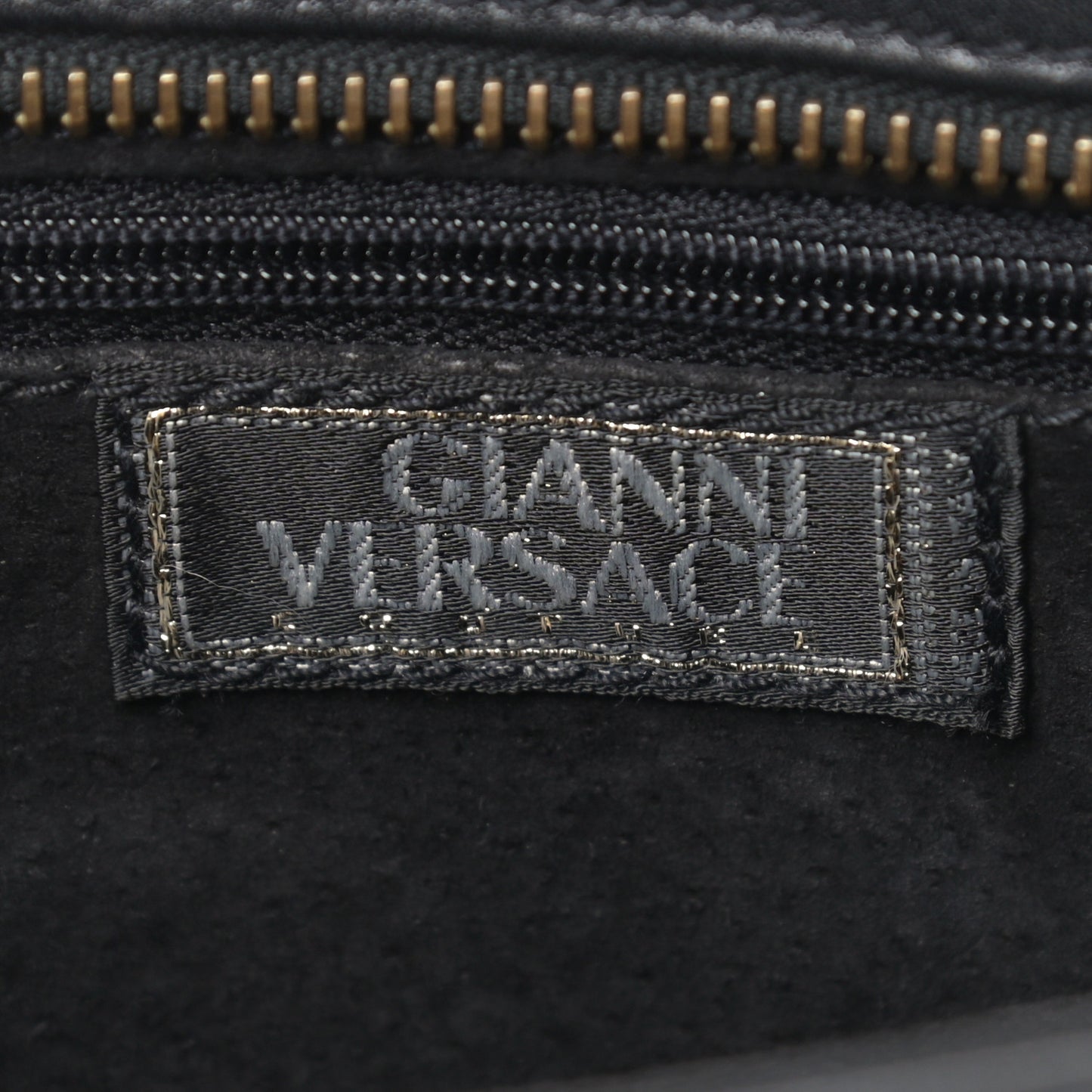Nappa Medusa Shoulder Bag Black