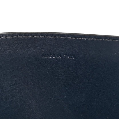 Celine Canvas Calfskin Small Vertical Cabas Vanilla Navy 7 of 11