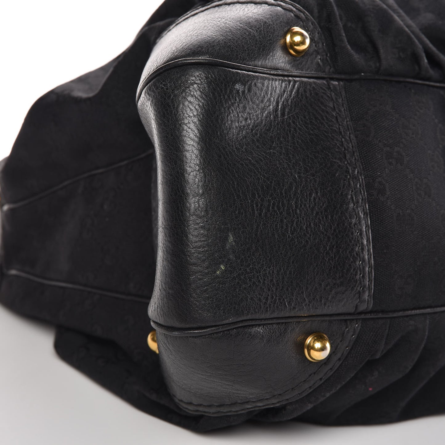 Monogram Large Jockey Hobo Black