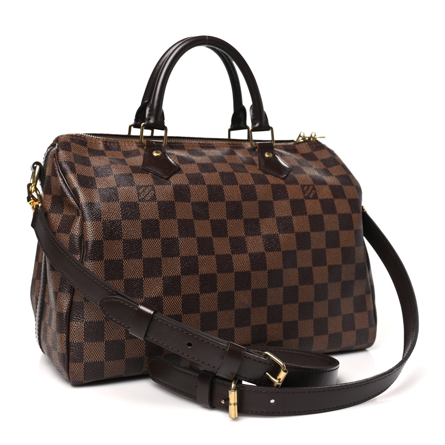 Louis Vuitton Damier Ebene Speedy Bandouliere 30 3 of 10