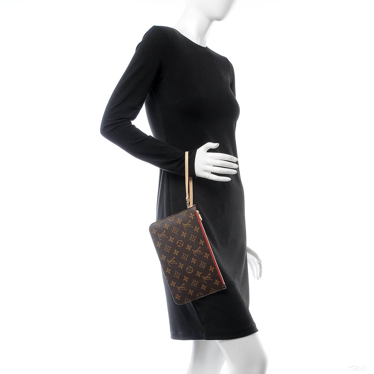Monogram Neverfull MM GM Pochette Cherry