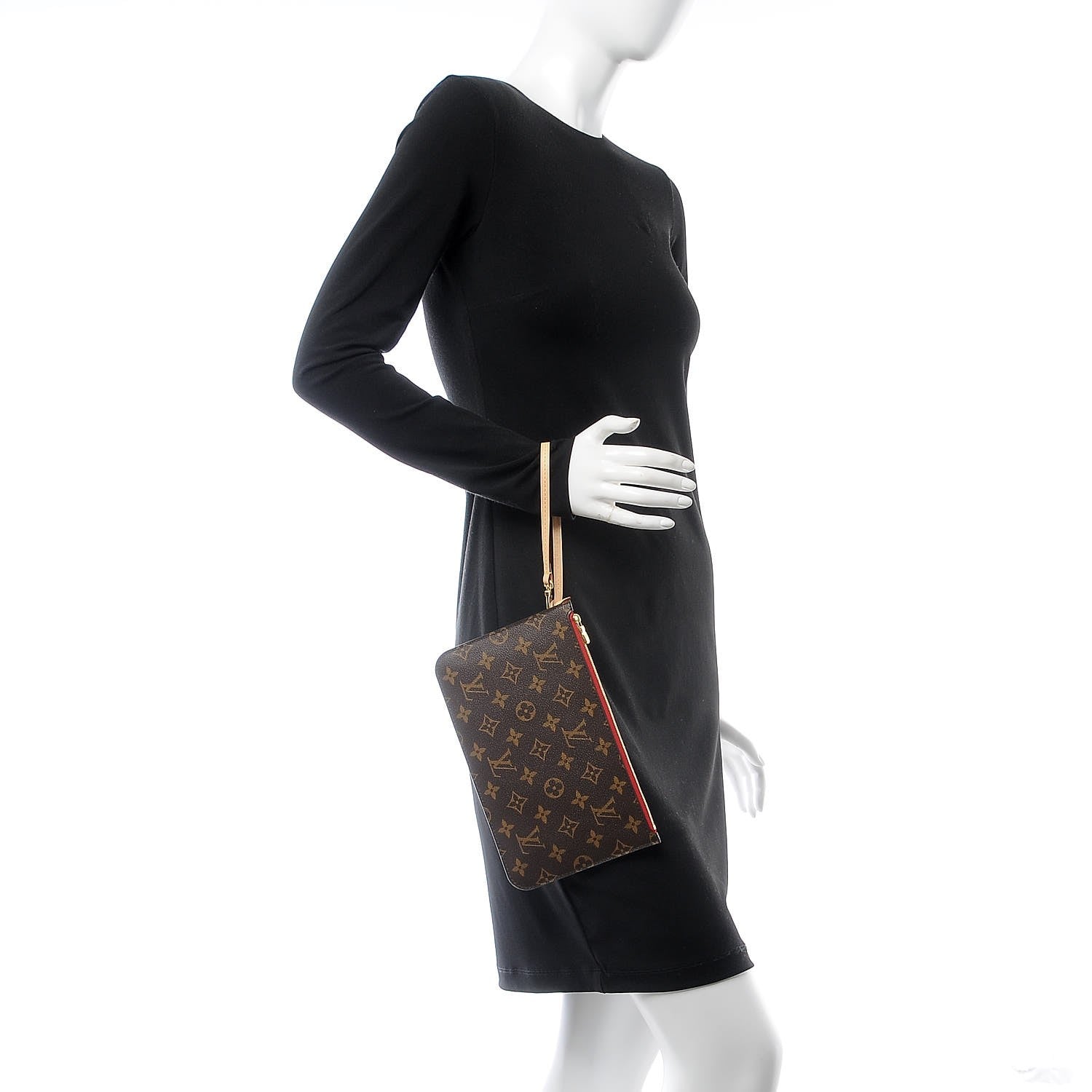 Louis Vuitton Monogram Neverfull MM GM Pochette Cherry 2 of 7