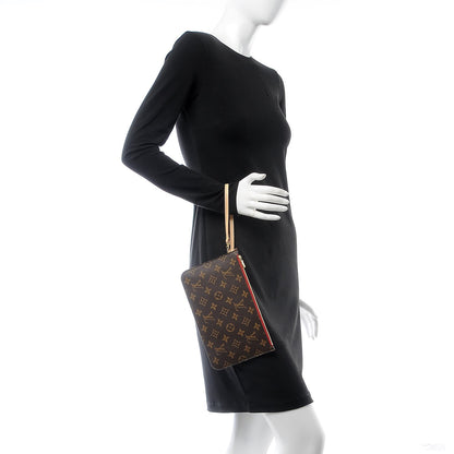 Louis Vuitton Monogram Neverfull MM GM Pochette Cherry 2 of 7
