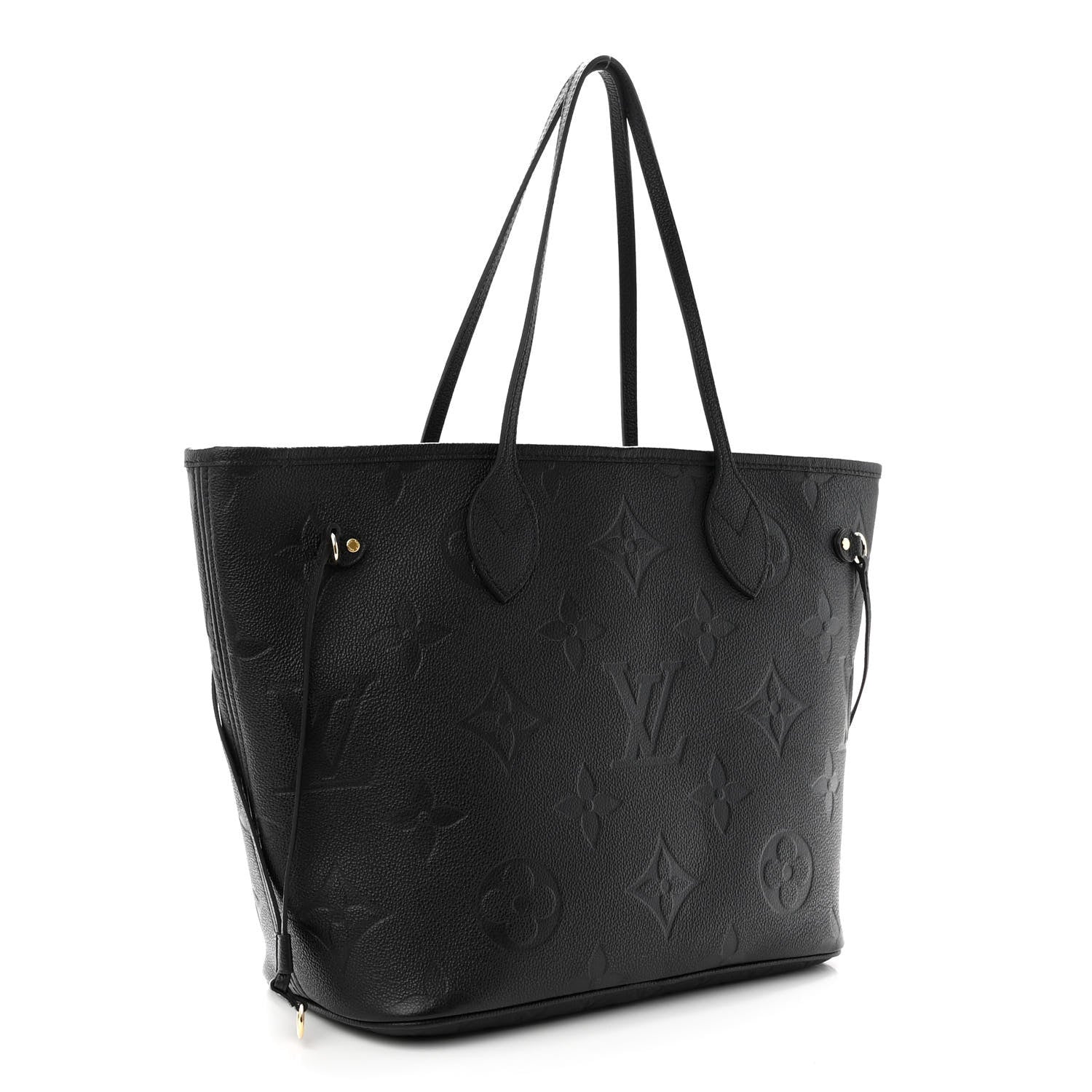 Louis Vuitton Empreinte Monogram Giant Neverfull MM Black 3 of 9