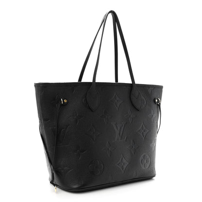 Louis Vuitton Empreinte Monogram Giant Neverfull MM Black 3 of 9