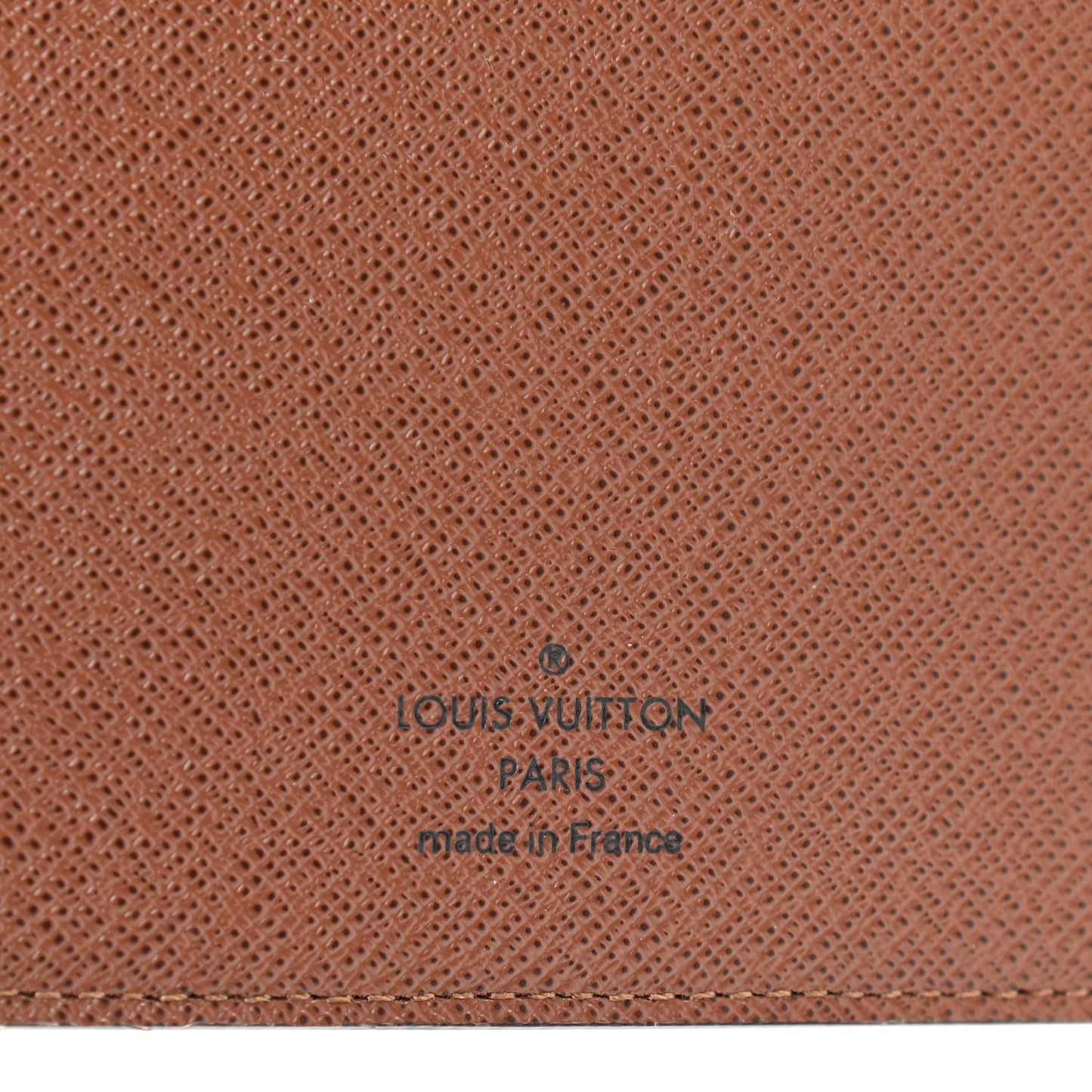 Monogram Desk Agenda Cover