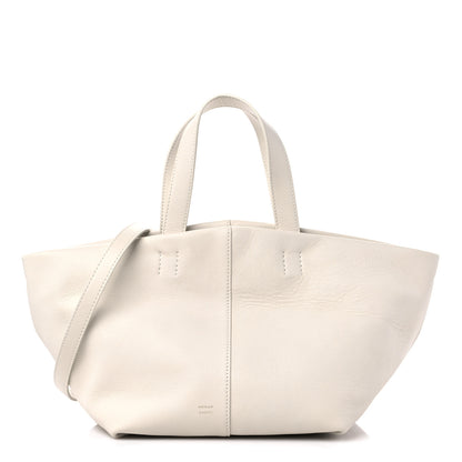 Mansur Gavriel Calfskin Mini Tulipano Bag Bianca 1 of 8