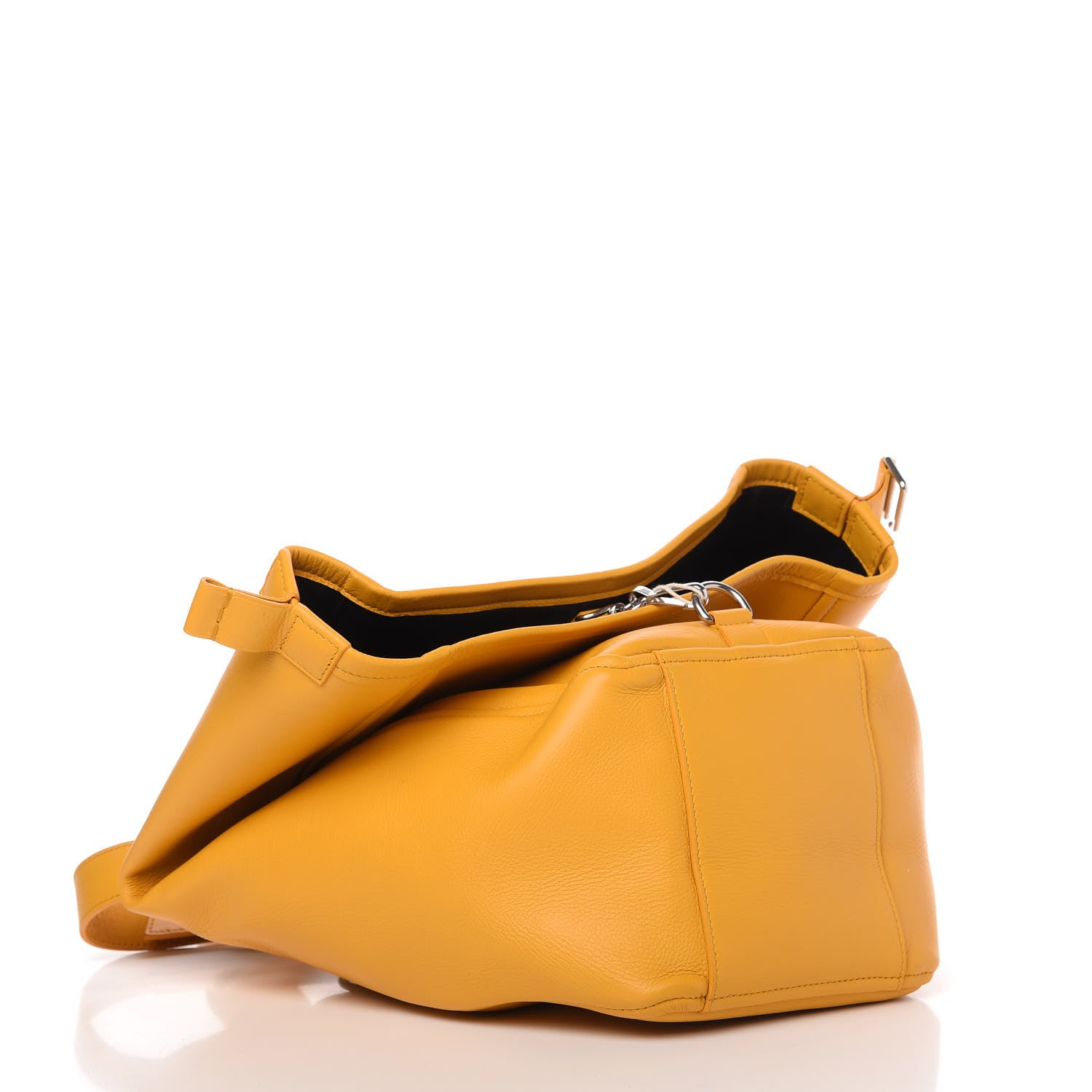 Balenciaga Calfskin Convertible Shoulder Bag Jaune Miel 4 of 9