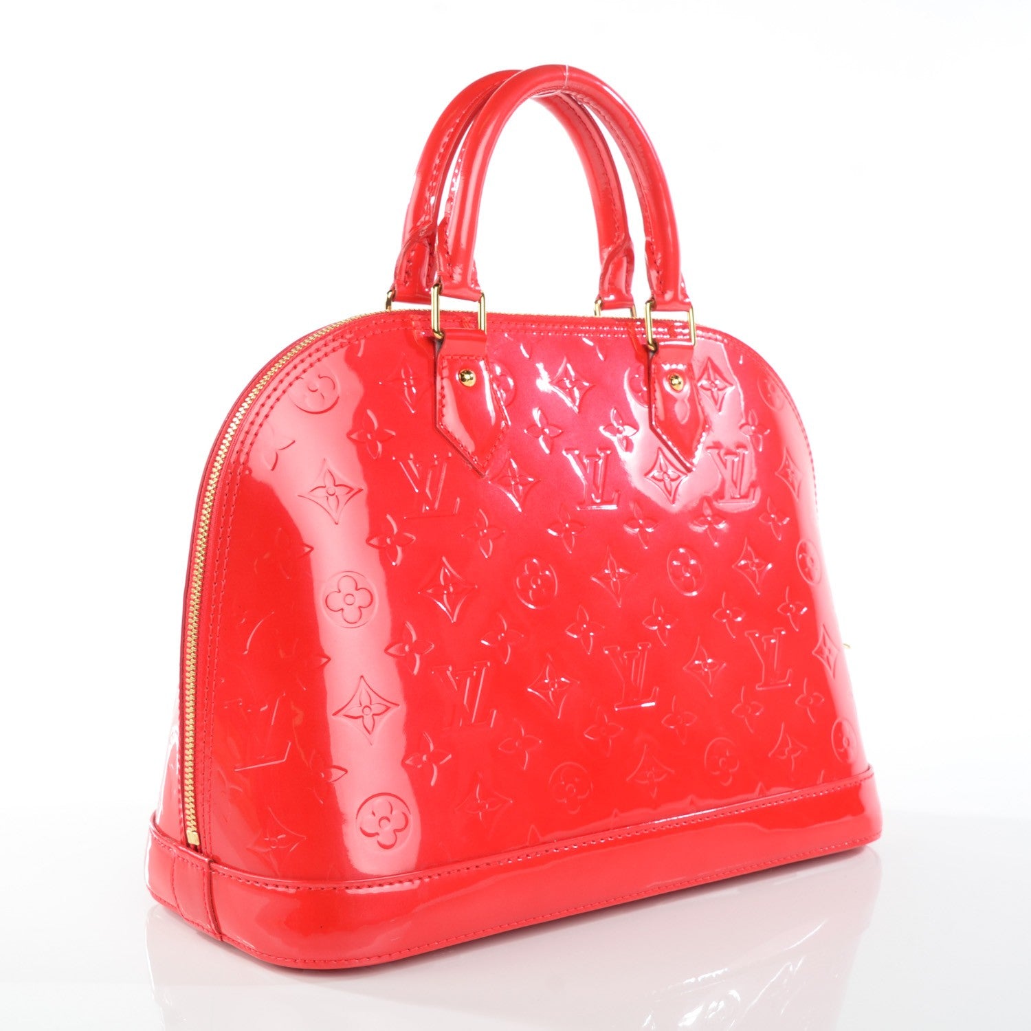 Louis Vuitton Vernis Alma PM Rouge Grenadine 3 of 7