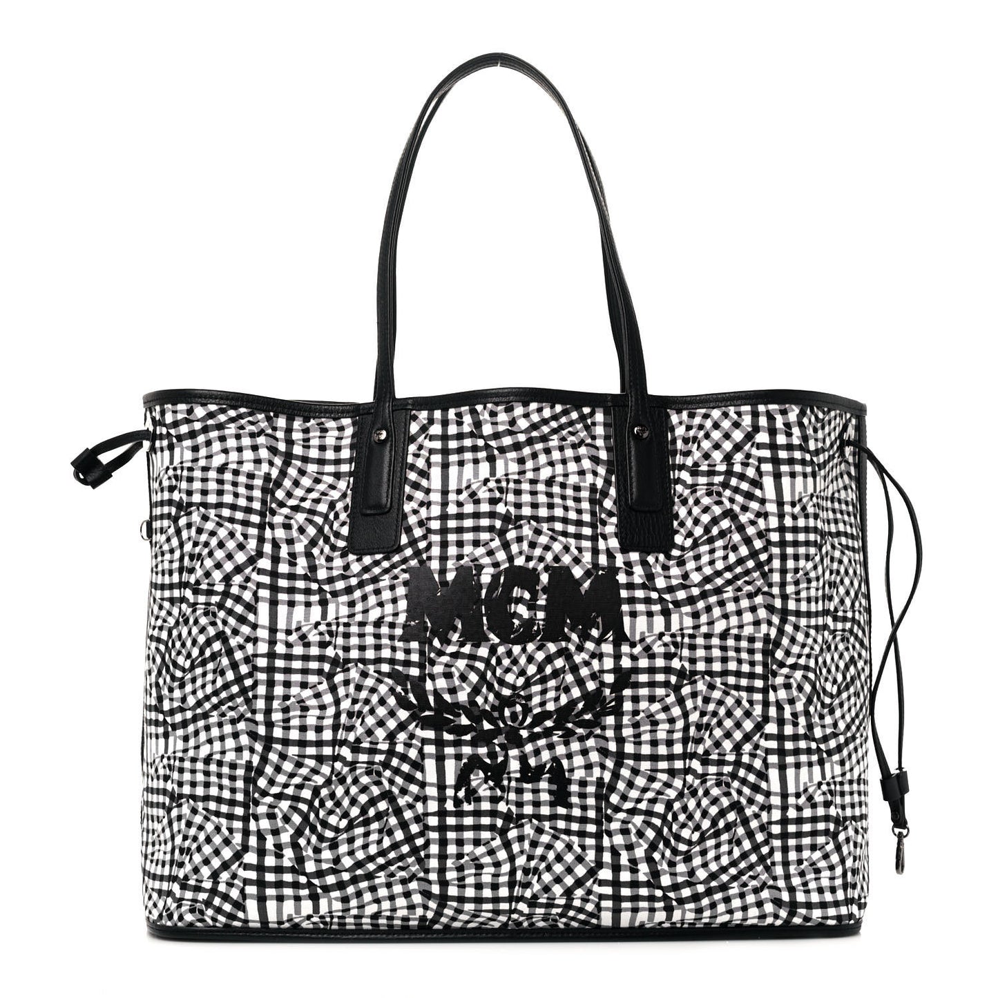 Visetos Large Liz Reversible Shopper Tote Black