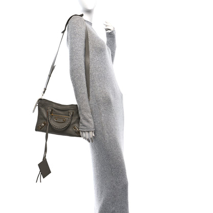 Balenciaga Chevre Gold Metallic Edge Hardware S City Gris Taupe 2 of 11