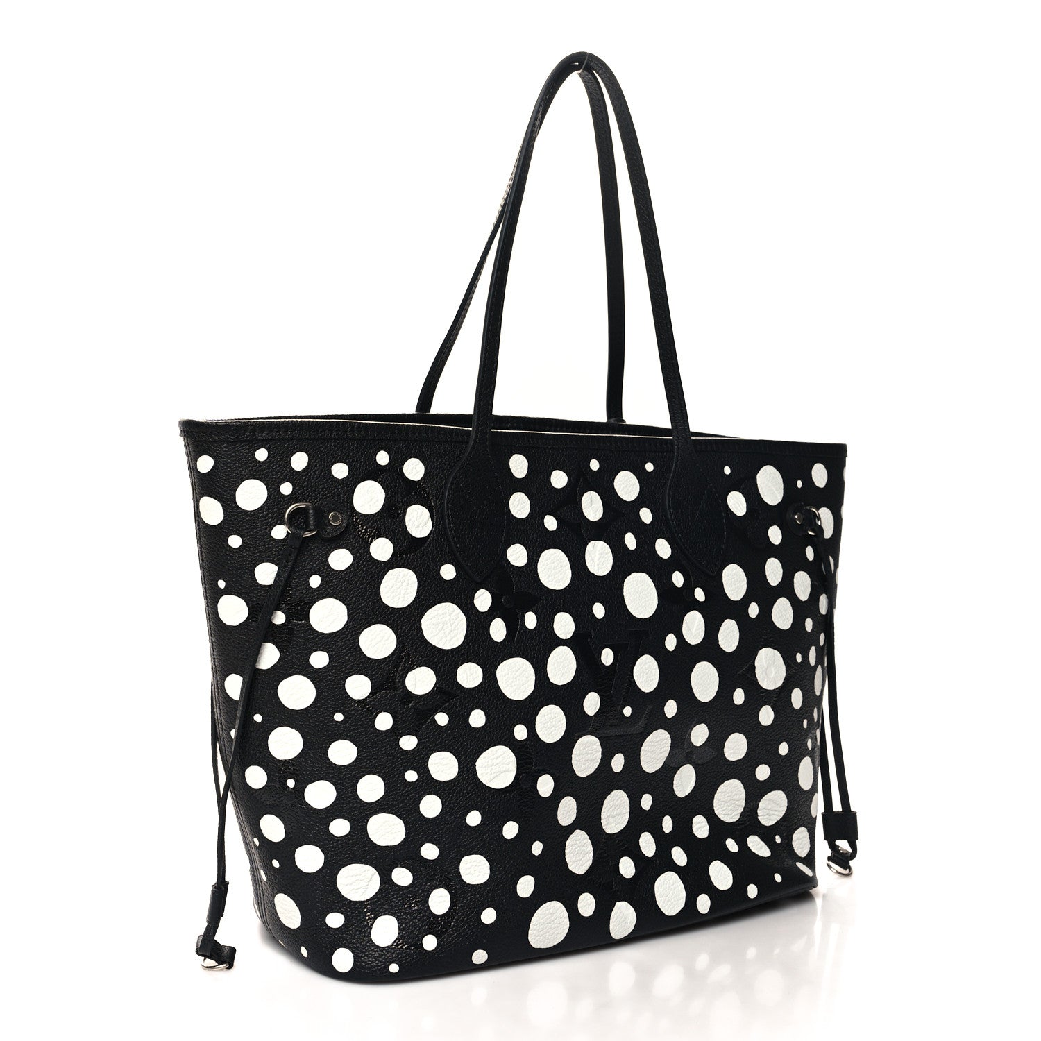Louis Vuitton LV X YK Empreinte Neverfull MM Black White 4 of 10