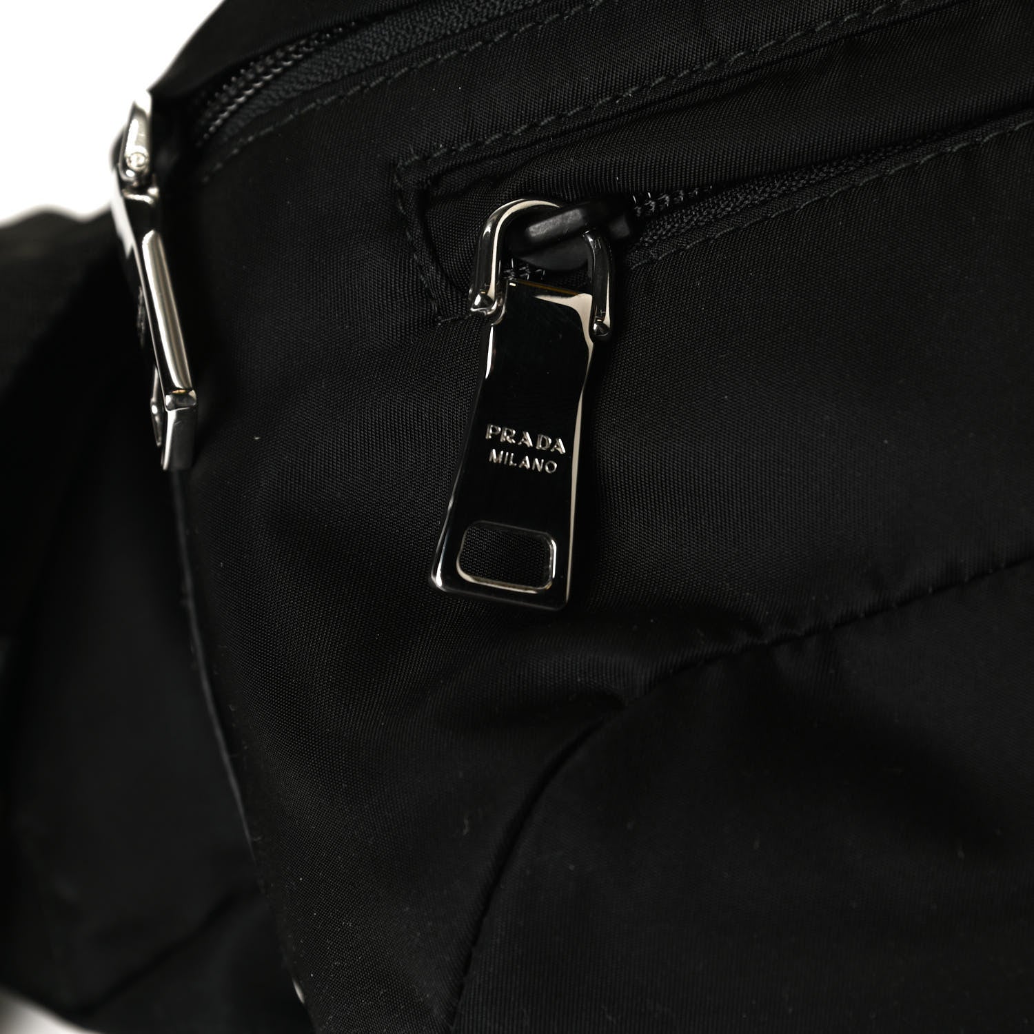 Prada Tessuto Nylon Belt Bag Black 12 of 14