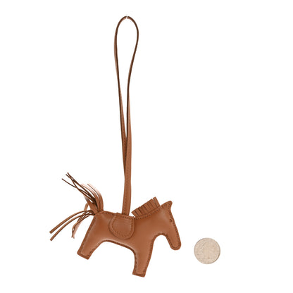 Hermes Milo Lambskin Grigri Rodeo Horse Bag Charm PM Gold 2 of 4